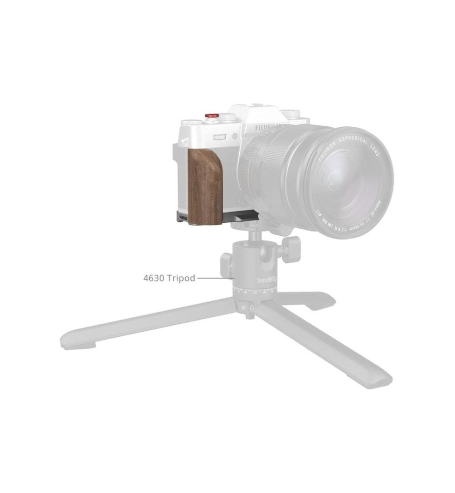SMALLRIG - L-Winkel FUJIFILM X-T30 III mit Holzgriff, Silber