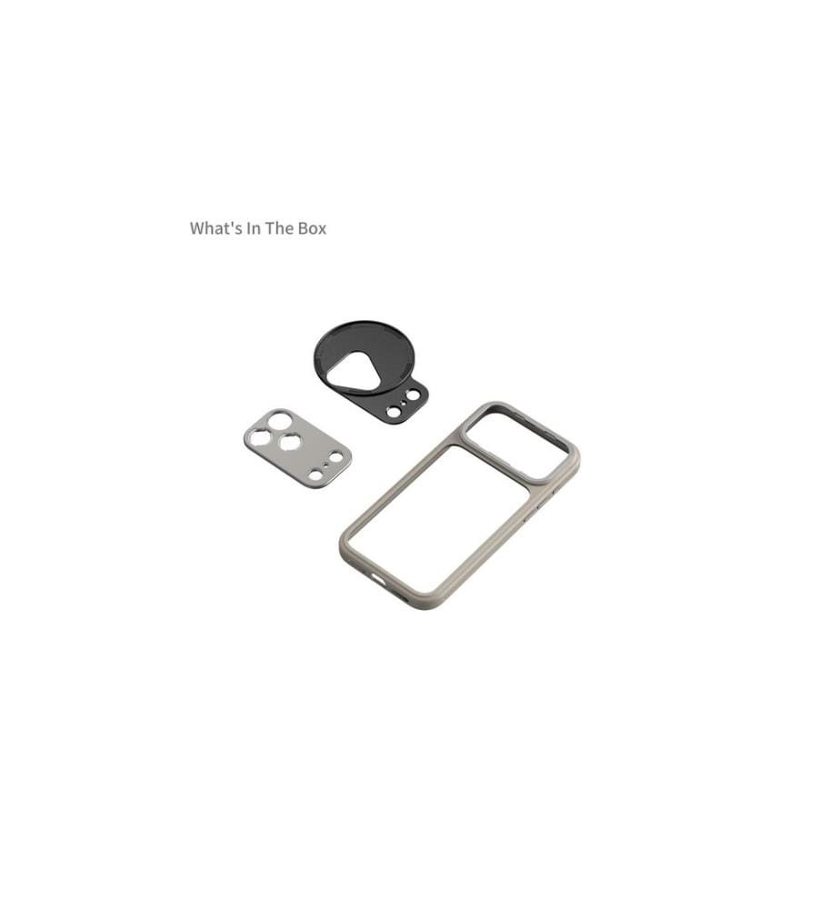 SMALLRIG - FilMov Coque légère de protection photo pour iPhone 17 Pro Max Gris