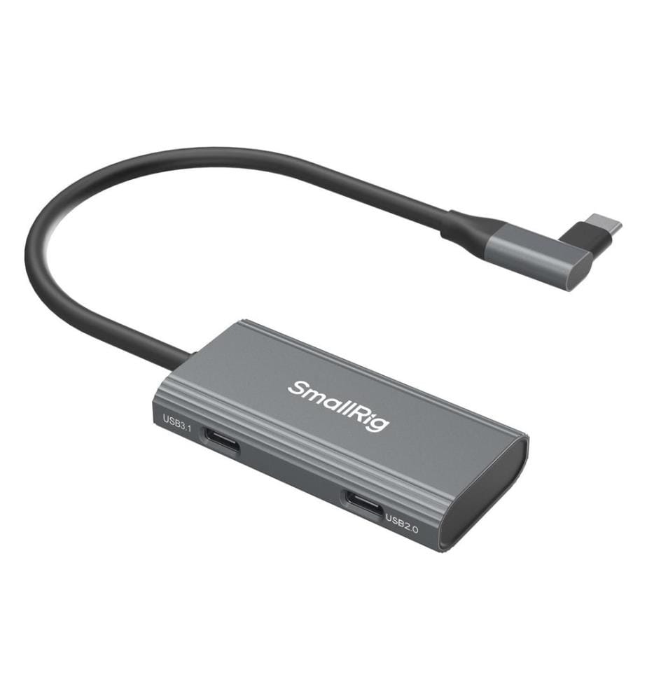 SMALLRIG - Hub USB 4-en-1 PD/USB-C 3.1/USB-C 2.0 avec adaptateur audio
