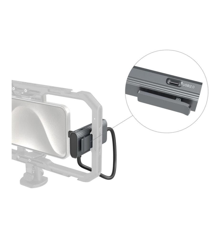 SMALLRIG - Hub USB 4-en-1 PD/USB-C 3.1/USB-C 2.0 avec adaptateur audio