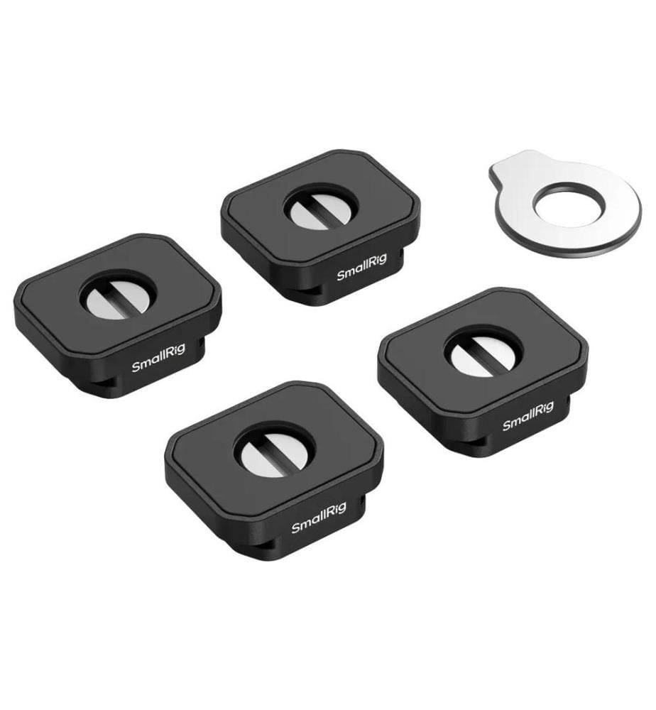 SMALLRIG - Jeux d'accessoires Mount Plate avec Cold Shoe (set de 4)