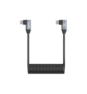 SMALLRIG - Câble USB-C Coiled Data Cable Coudé sur coudé