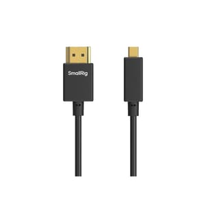 SMALLRIG - Câble de données HDMI 4K ultra-mince (D vers A) (100 cm)