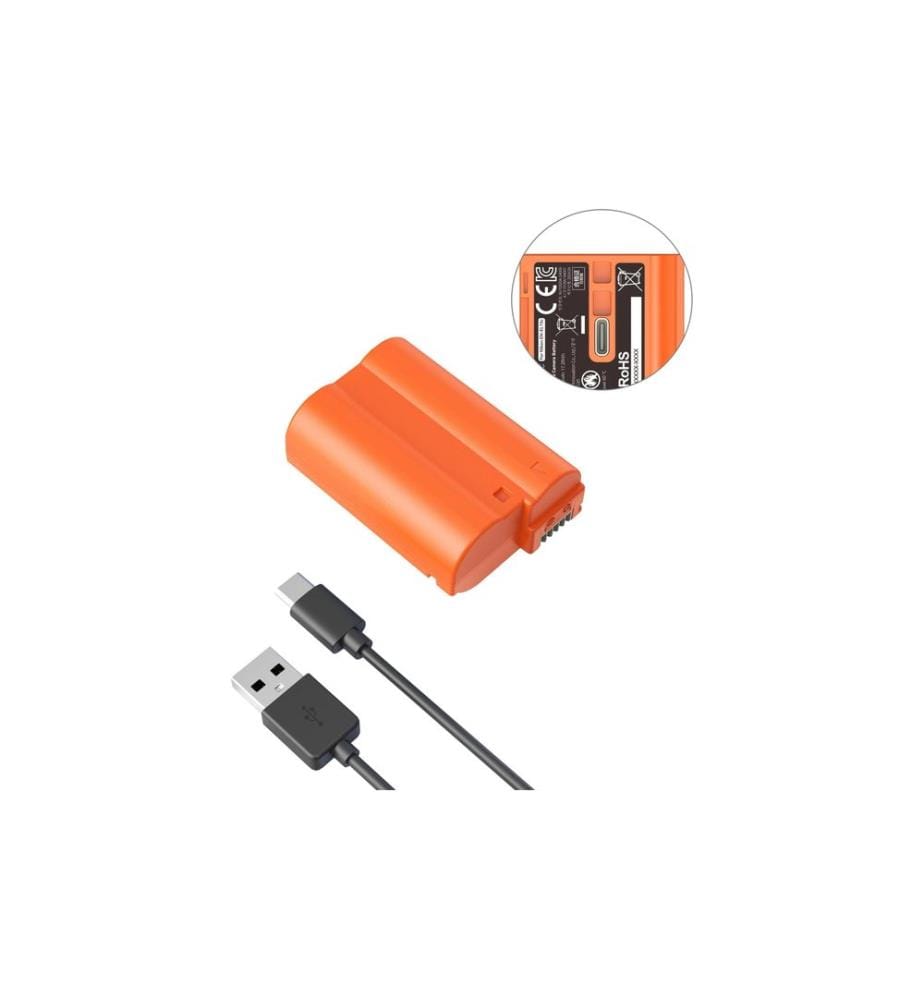 SMALLRIG - Digitalkamera-Akku EN-EL15c USB-C Wiederaufladbar