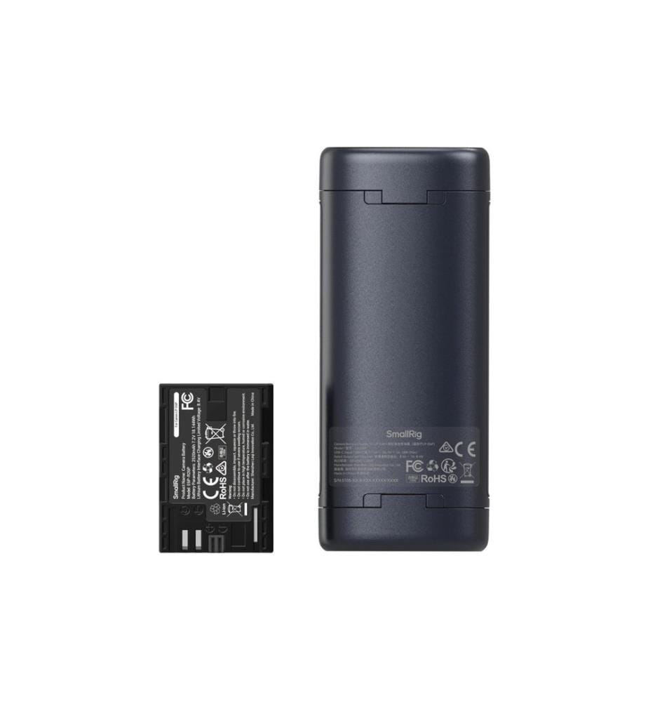 SMALLRIG - Digitalkamera-Akku Tragbares Lade-Kit für 2x LP-E6P Akku