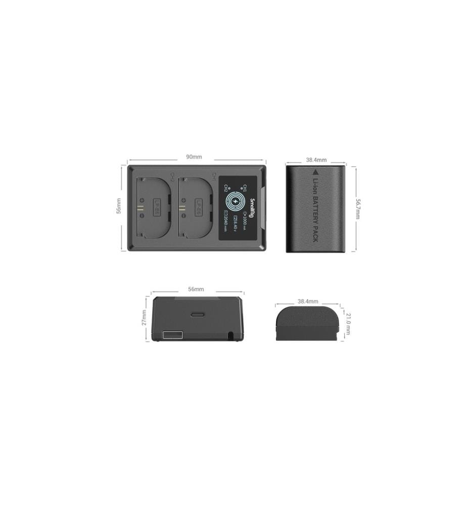 SMALLRIG - Batterie pour Appareils photo numérique LP-E6NH Kit batterie et chargeur