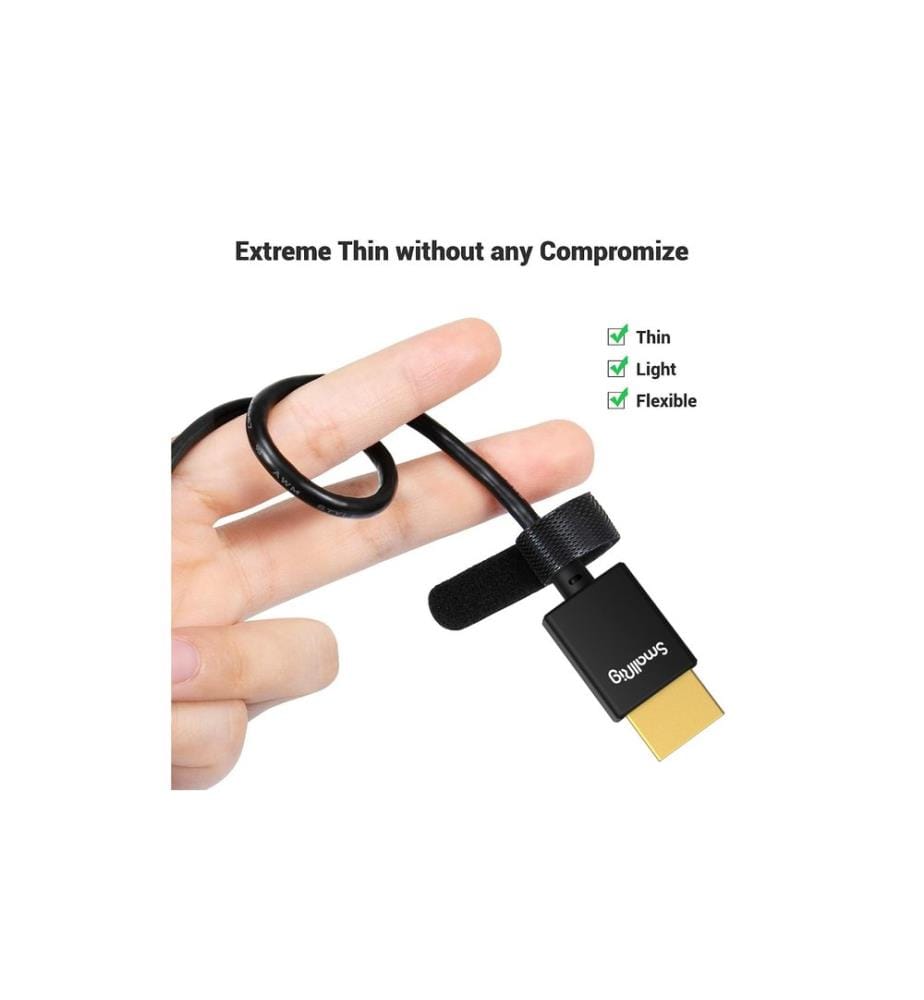 SMALLRIG - Ultra-Slim 4K HDMI-Datenkabel HDMI - HDMI, 0.35 m