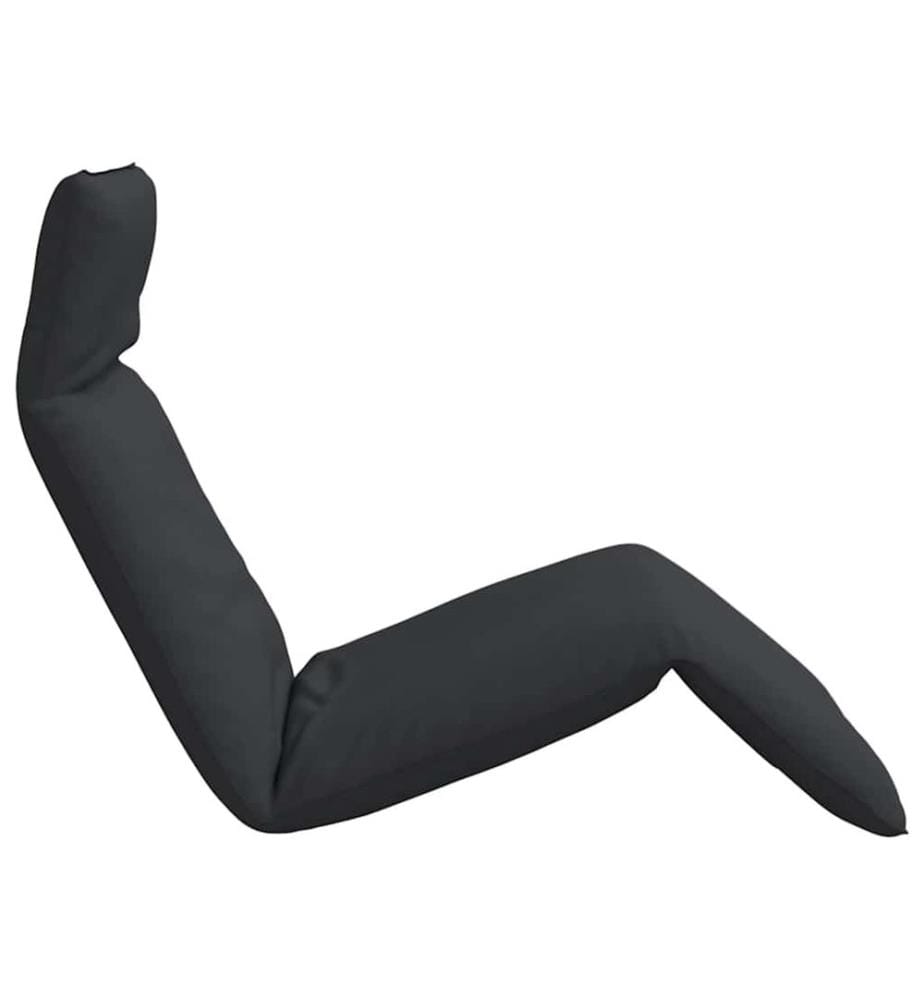 vidaXL Sonnenliege Klappbar Schwarz 175x54x8,5 cm Oxford-Gewebe