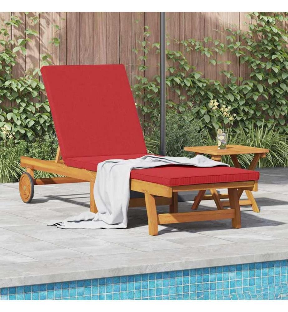 vidaXL Sonnenliege Braun 199 x 63 x 85 cm Massivholz Akazie