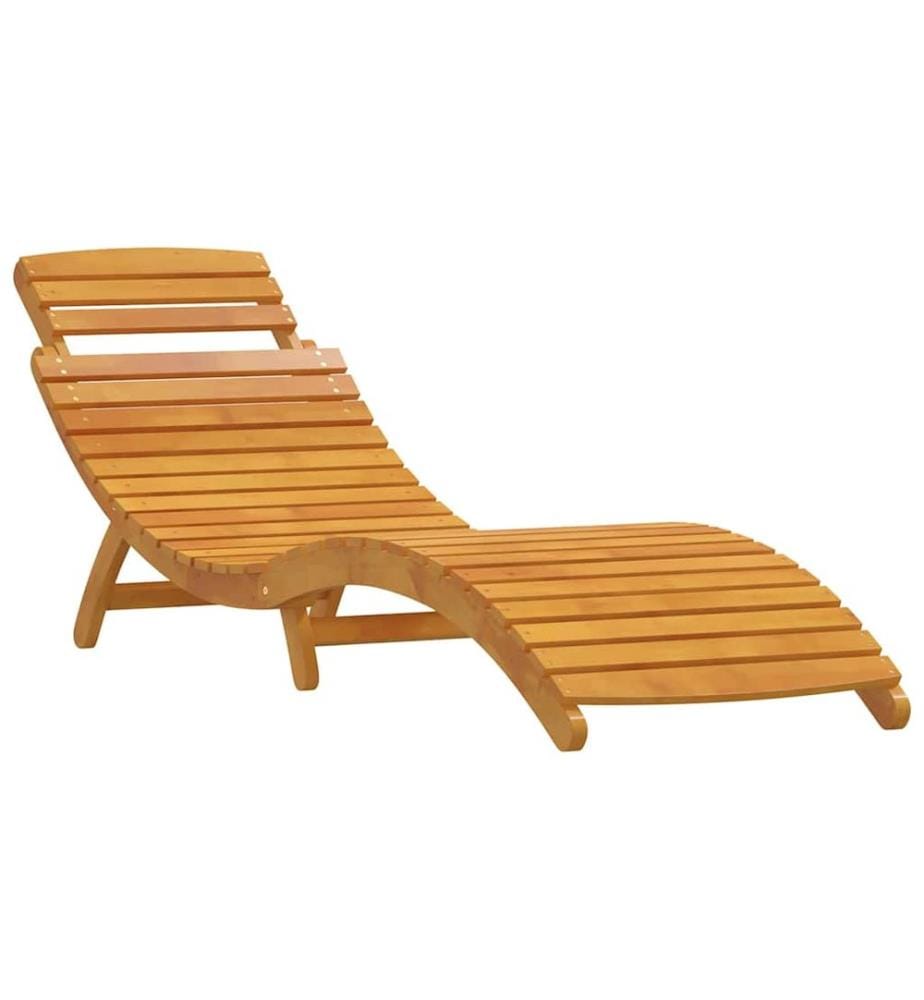 vidaXL Sonnenliege 3 pcs Braun Massivholz Akazie