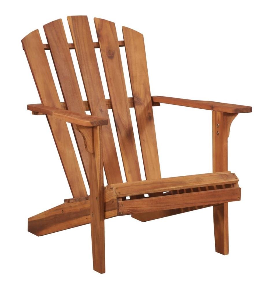 vidaXL Adirondack-Gartensessel mit Fussablage Akazie Massivholz