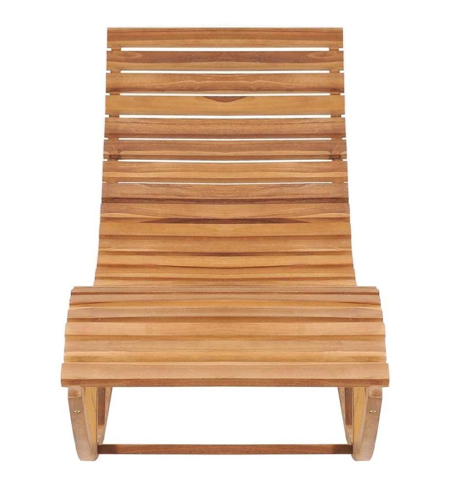 vidaXL Schaukelliege Massivholz Teak