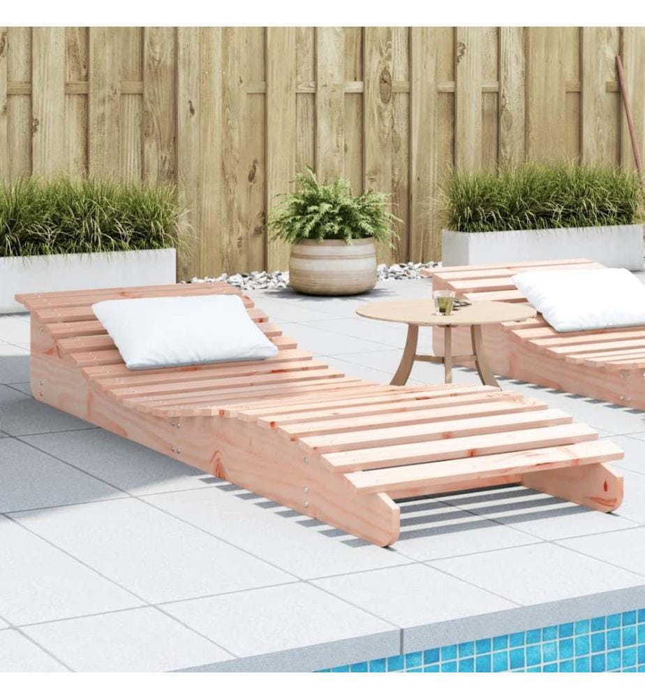 vidaXL Sonnenliege 205x70x31,5 cm Massivholz Douglasie