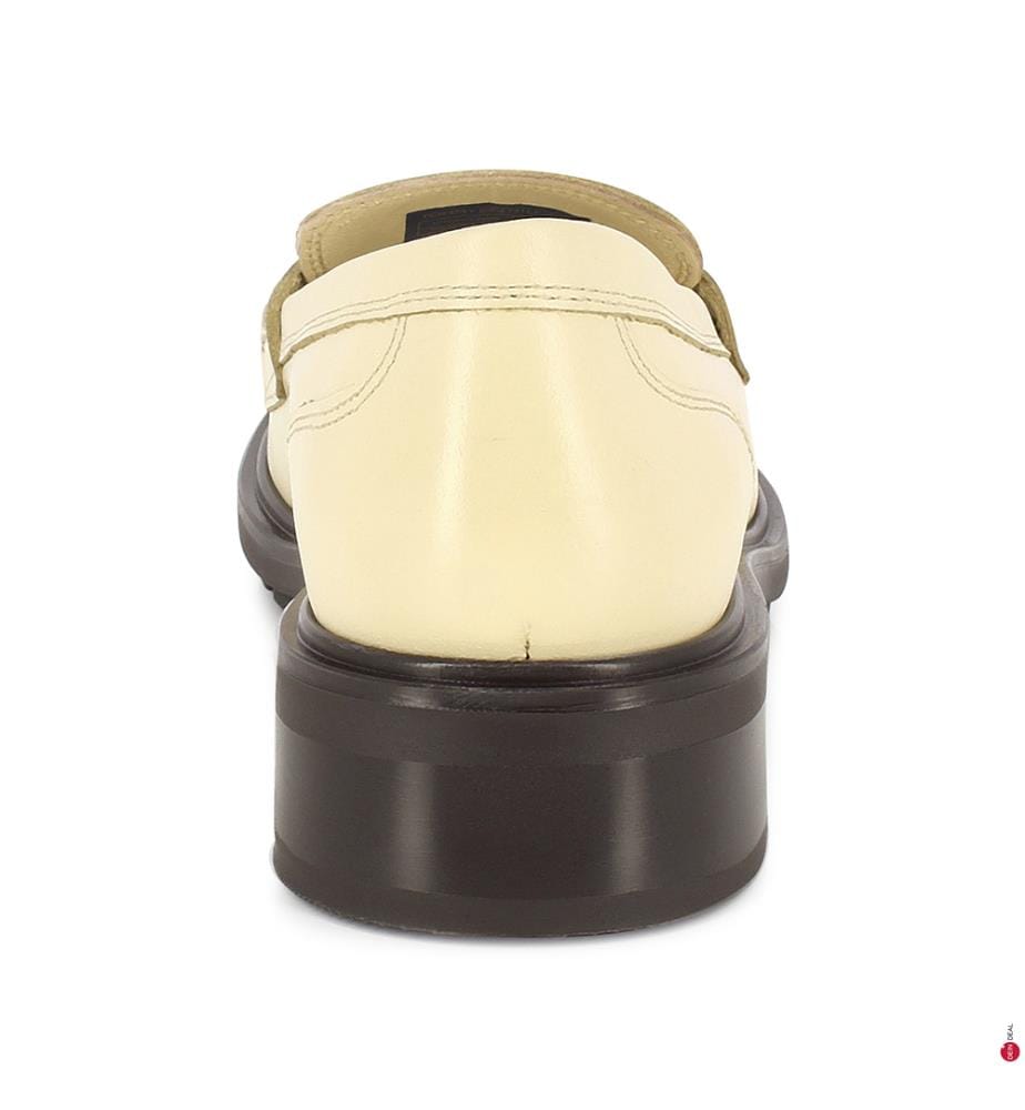 Mocassins Penny - Noir et Crème