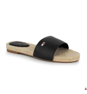 Mules Simple Flat - Noir