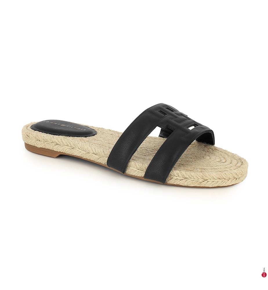 Mules Embossed - Noir