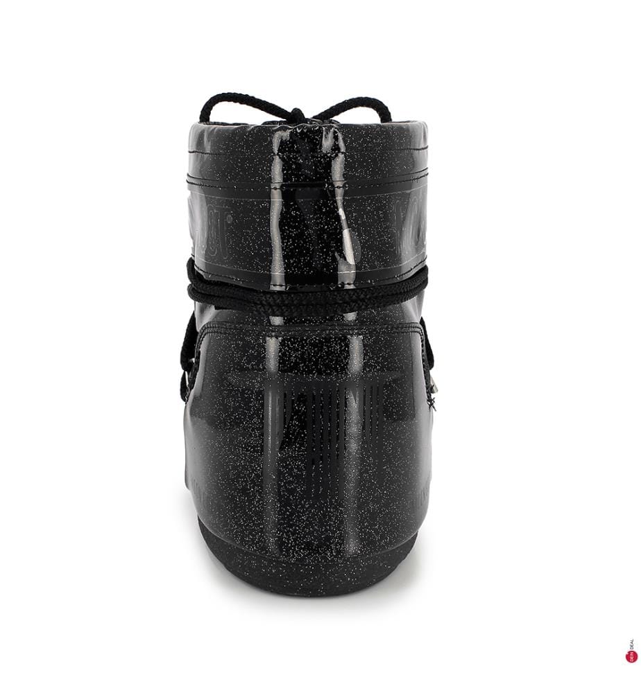Bottes après-ski basses pailletées - Noir