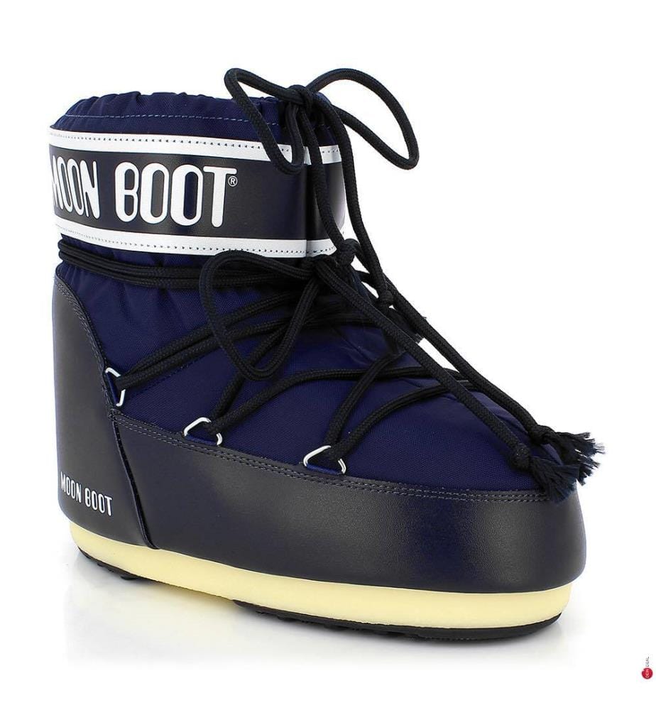 Bottes après-ski en cuir - Bleu
