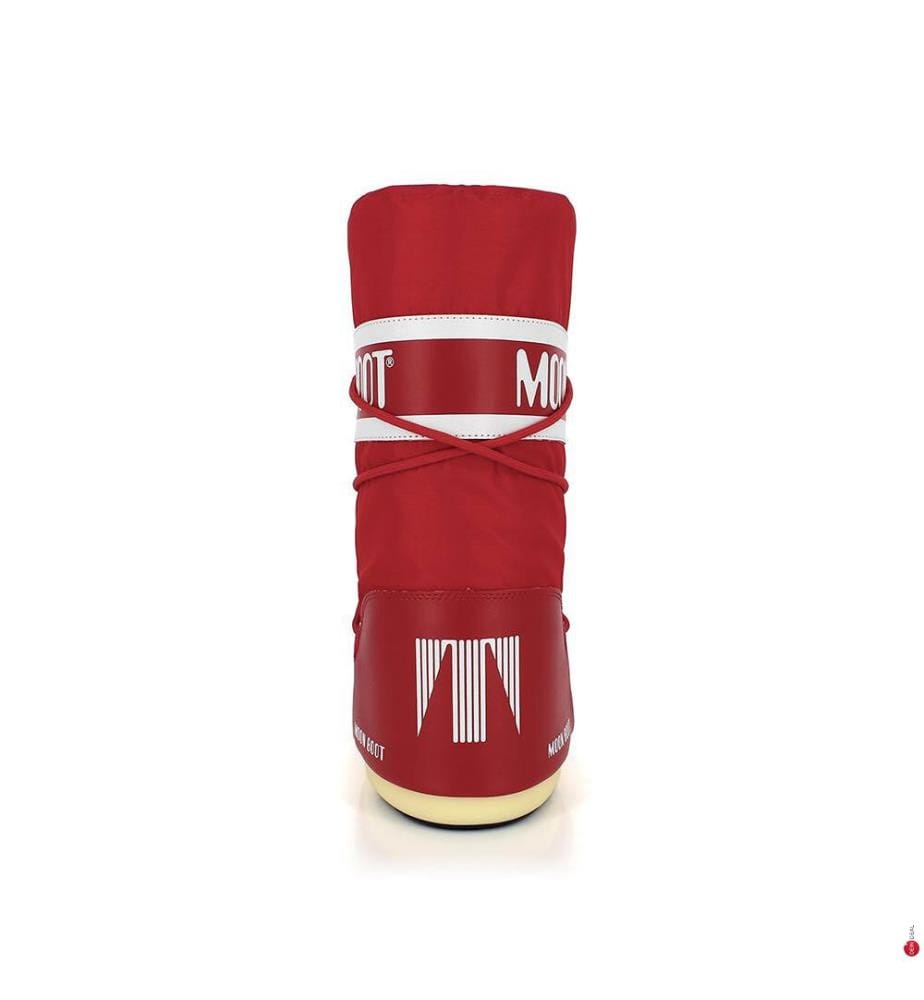 Nylon-Après-Ski-Stiefel - Rot