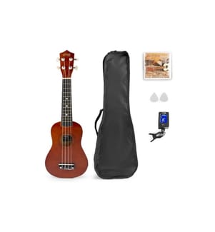 MAX - Ukulélé UKEY Set Soprano Dark Nature 21 Inch