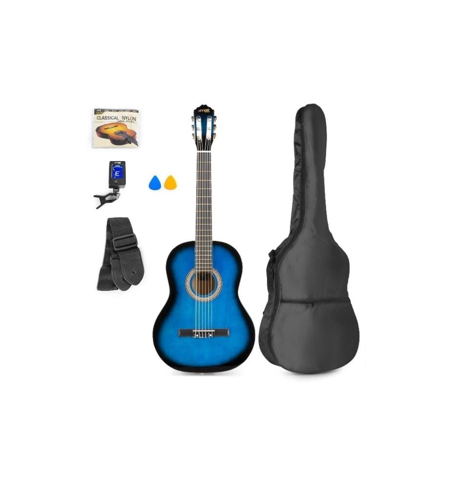 MAX - Guitare classique Set SoloArt Bleu
