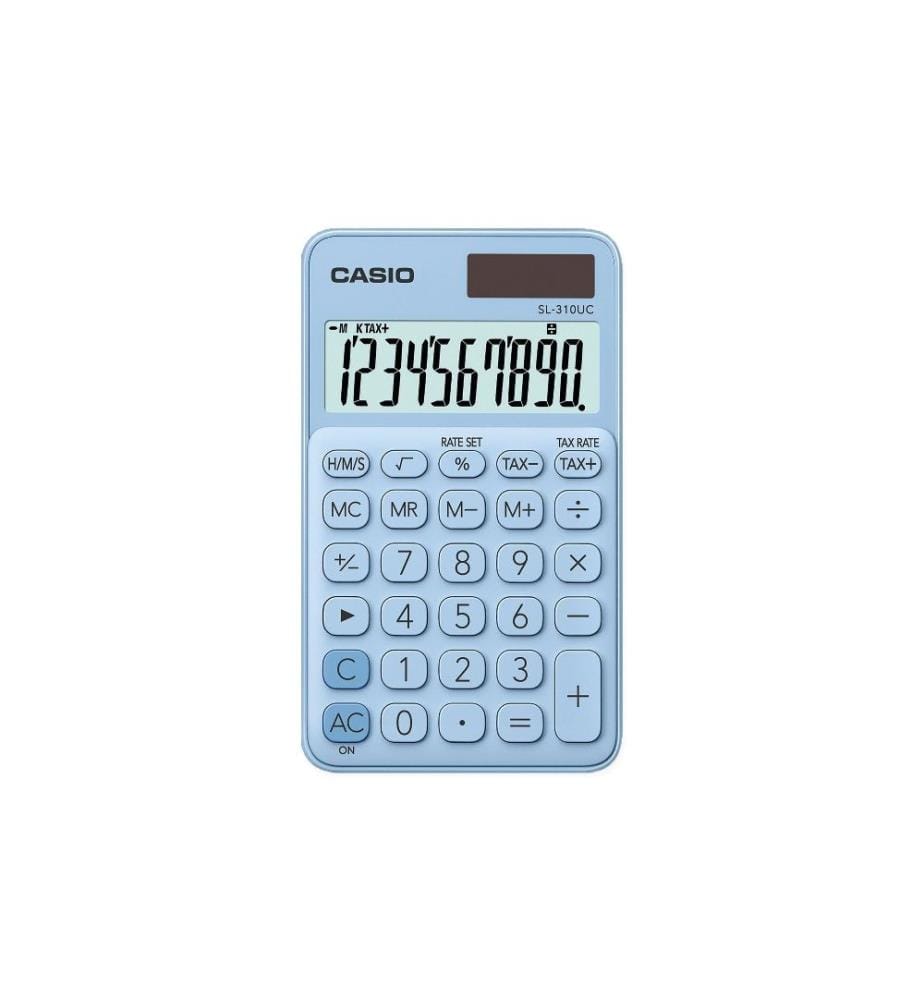 CASIO - Calculatrice SL-310UC-LB Bleu clair