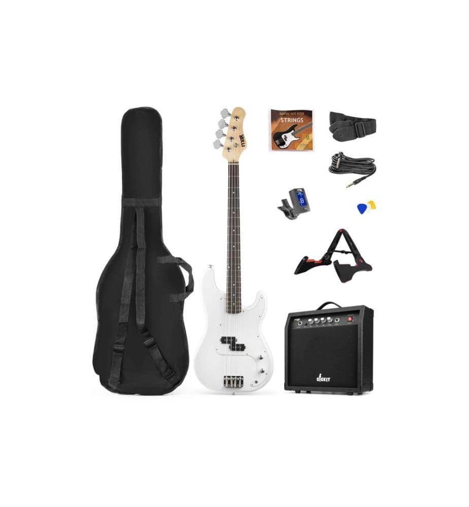 MAX Basse électrique GigKit Blanc