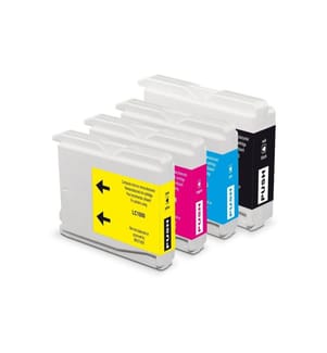 GENERIC INK - Encre Brother LC1000 Multipack noir/Cyan/Magenta/Yellow