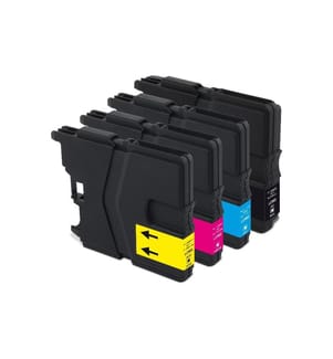 GENERIC INK - Encre Brother LC985 Multipack noir/Cyan/Magenta/Yellow