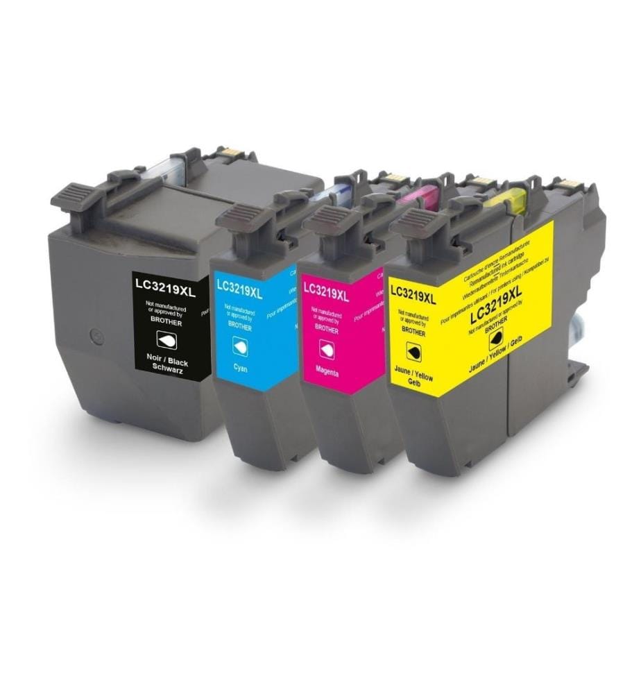 GENERIC INK - Tinte Brother LC3219 XL Multipack Black/Cyan/Magenta/Yellow