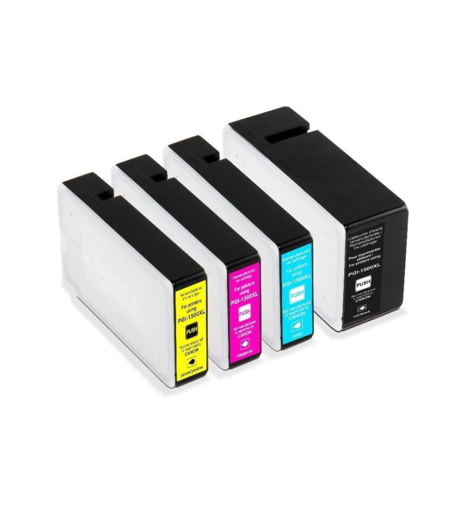 GENERIC INK - Tinte Canon PGI-1500 XL Multipack Black/Cyan/Magenta/Yellow