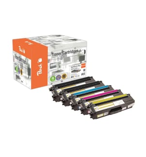 PEACH - Tonerset Brother TN-325 2x Black, 1x Cyan, Magenta, Yellow