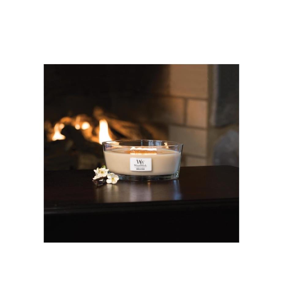 Woodwick - Duftkerze Vanille Bean Ellipse