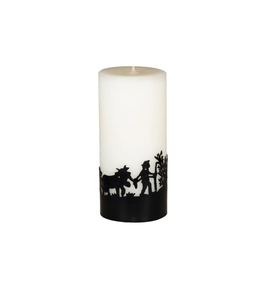 SCHULTHESS KERZEN - Stumpenkerze Chalet Chic Alpaufzug 17 cm