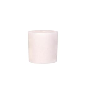 HERZOG KERZEN AG - Bougie pilier Kristallo Cylindro Ø 6 cm x 6 cm Ivoire