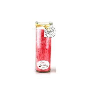 CANDLE FACTORY - Bougie parfumée Fraise et rhubarbe Big Jumbo