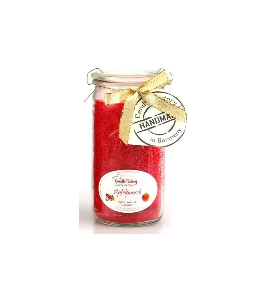 CANDLE FACTORY - Duftkerze Apfelpunsch Mini Jumbo
