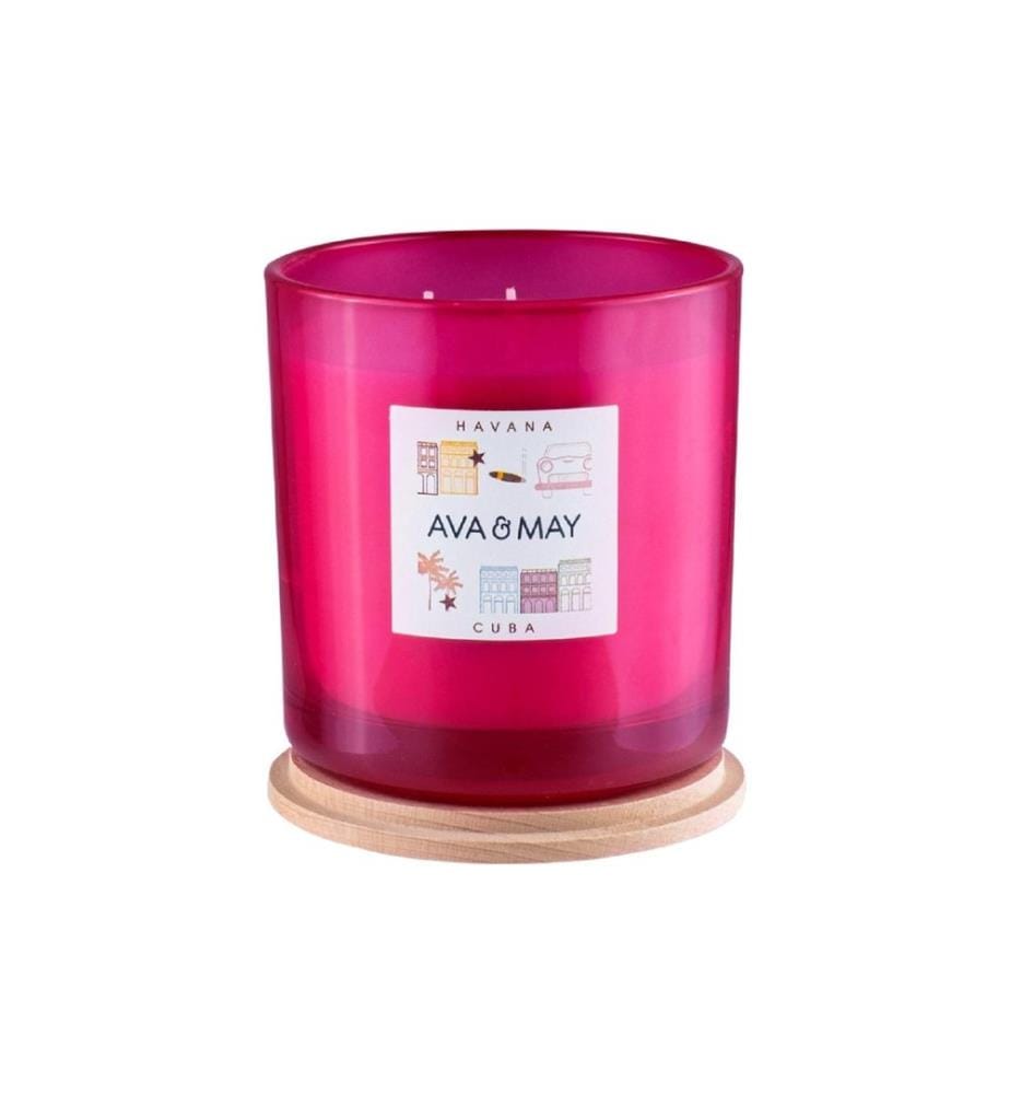AVA & MAY - Duftkerze Havanna Gross, 500 g