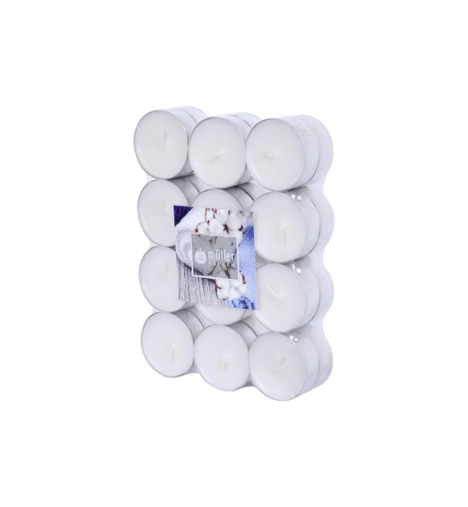 müller Kerzen Duftkerze Soft Cotton 24 Stück