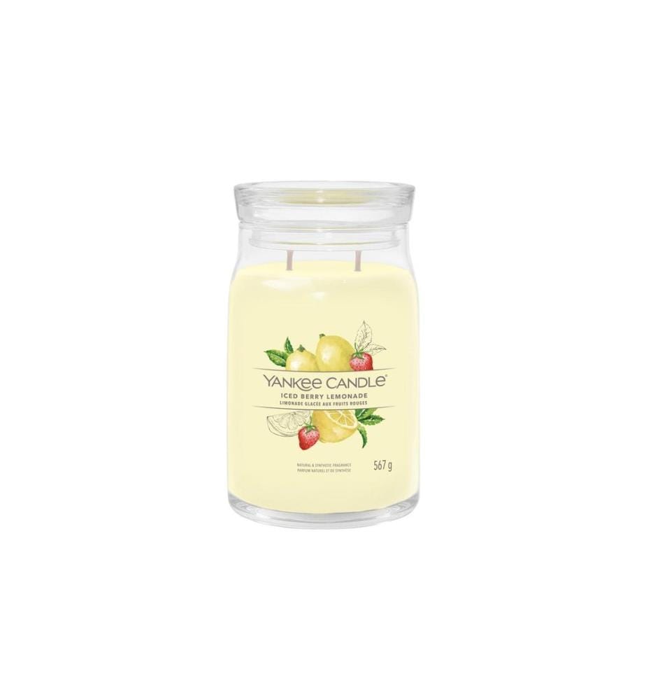 YANKEE CANDLE - Signature Duftkerze Iced Berry Lemonade Signature Large Jar