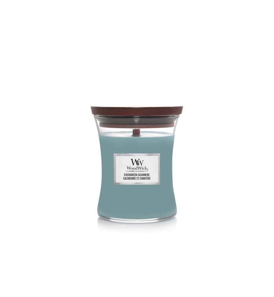 Woodwick - Duftkerze Evergreen Cashmere Medium Jar