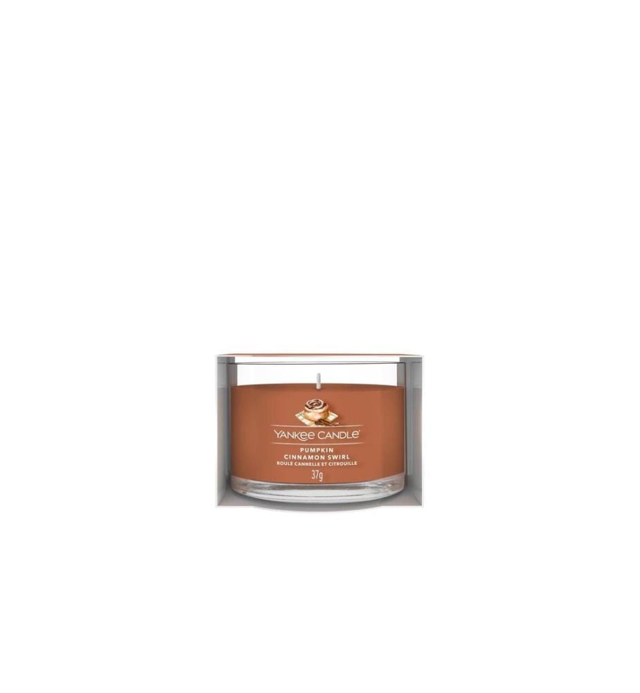 YANKEE CANDLE - Signature Duftkerze Pumpkin Cinnamon Swirl Signature Filled Votive