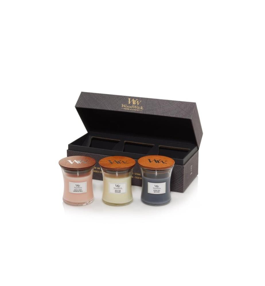 Woodwick - Geschenkset Floral 3 Mini Jar
