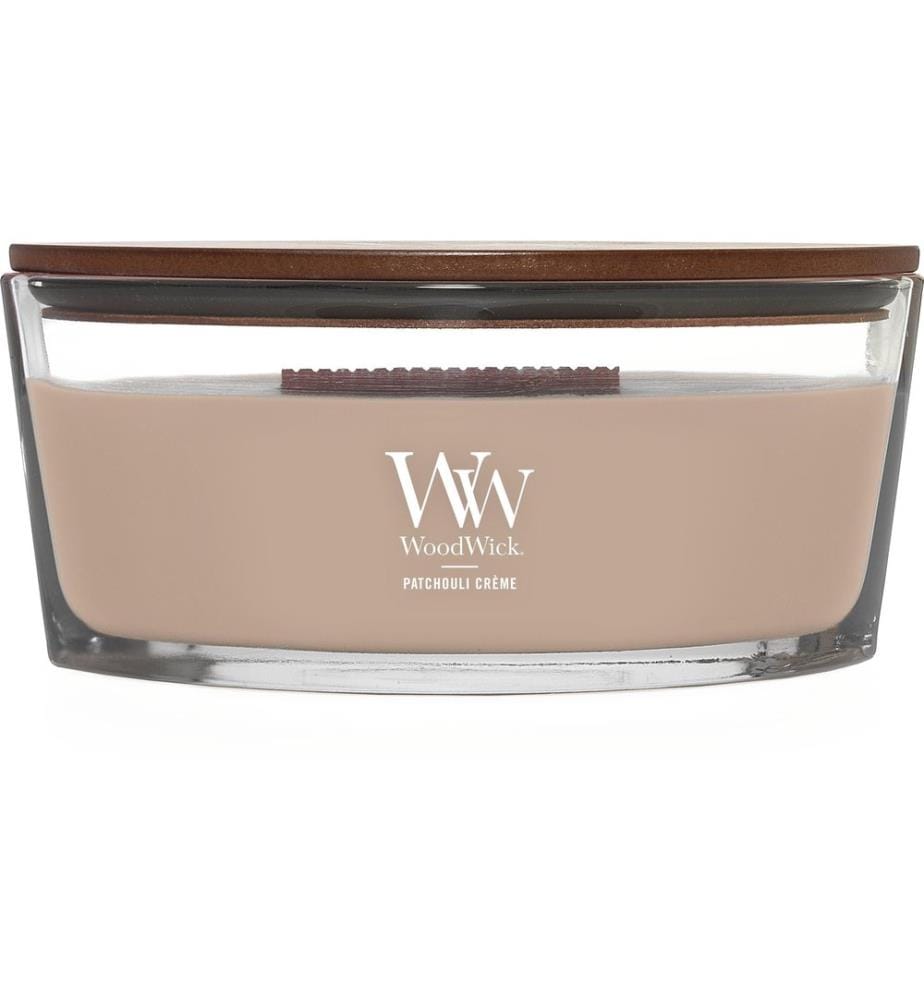 Woodwick - Duftkerze Patchouli Crème Ellipse