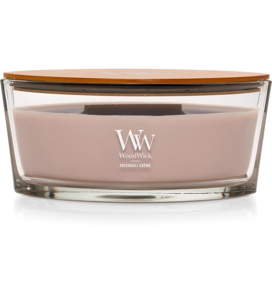 Woodwick - Duftkerze Patchouli Crème Ellipse