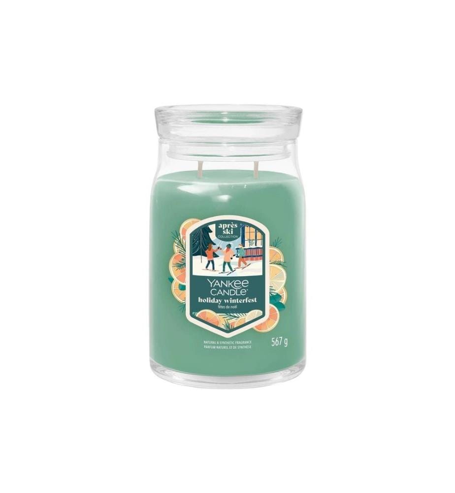 YANKEE CANDLE - Signature Bougie parfumée Fêtes de Noël Grand pot