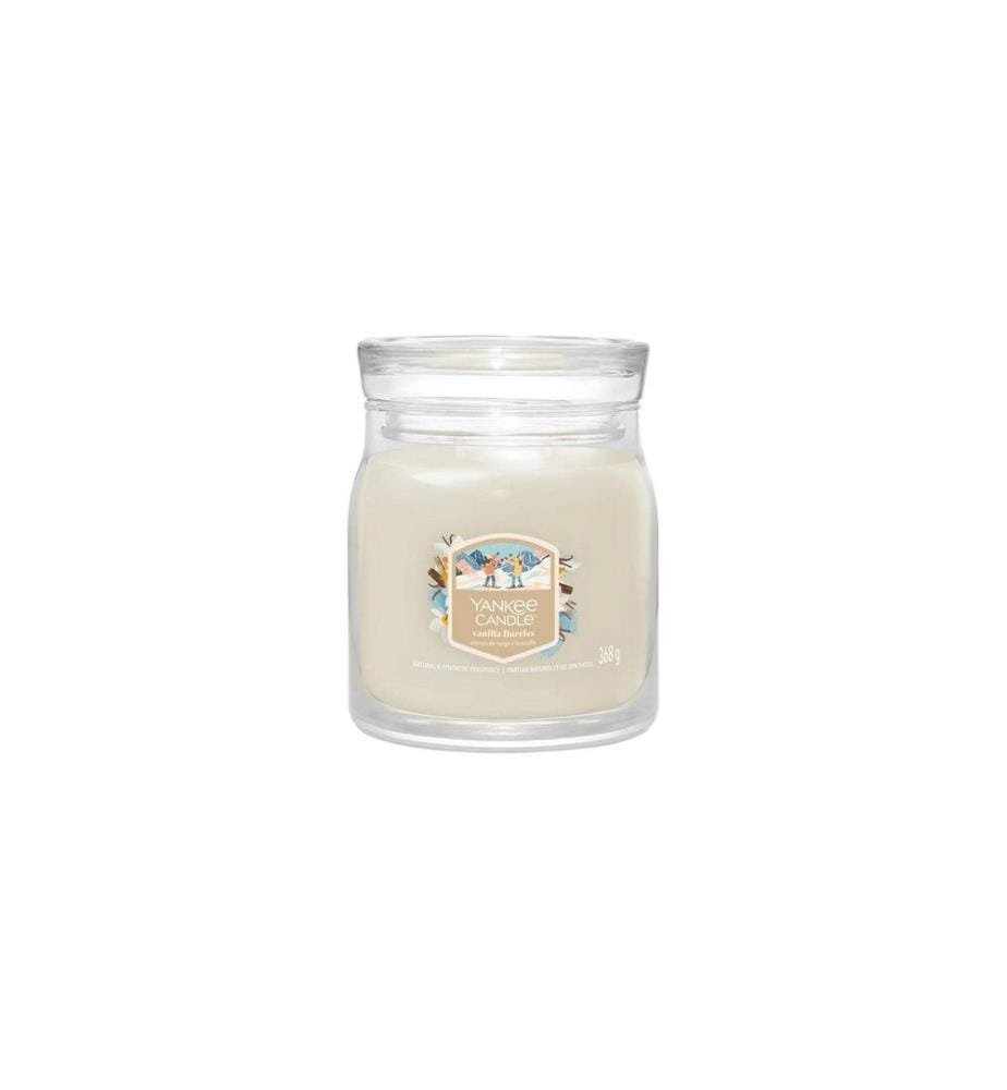 YANKEE CANDLE - Signature Duftkerze Vanilla Flurries Medium Jar