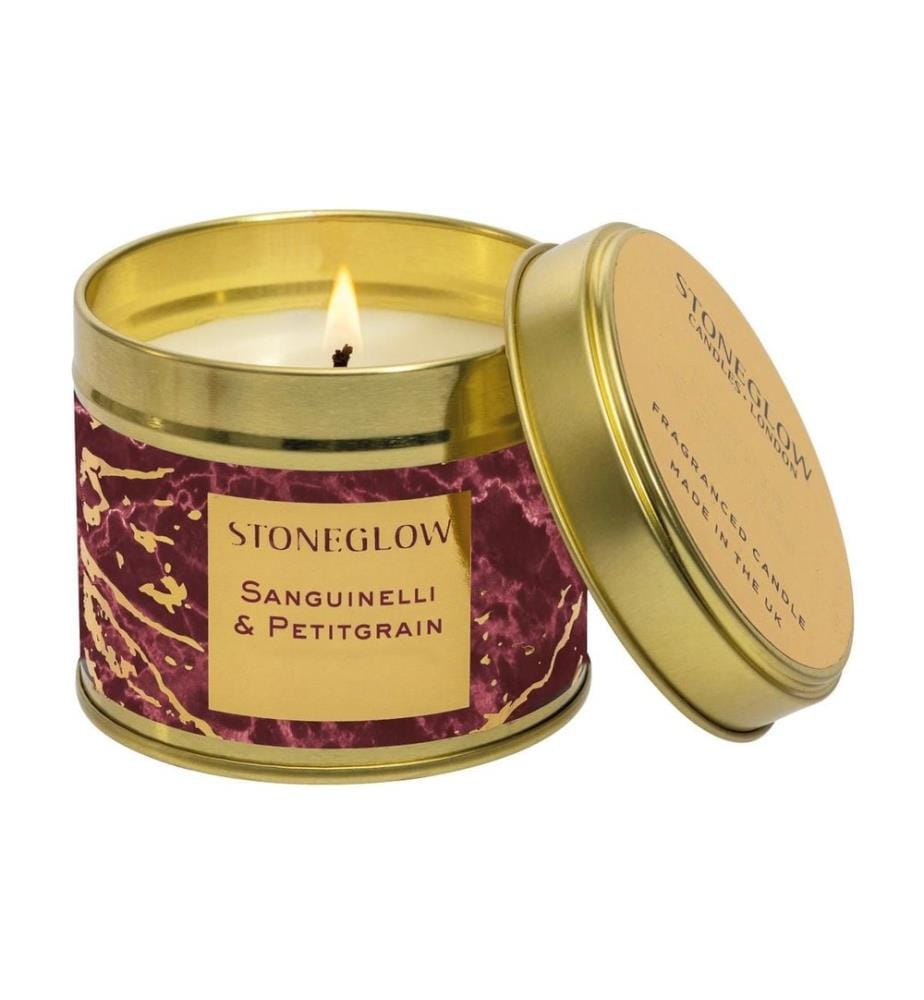 Stoneglow - Duftkerze Sanguinelli & Petitgrain 135 g