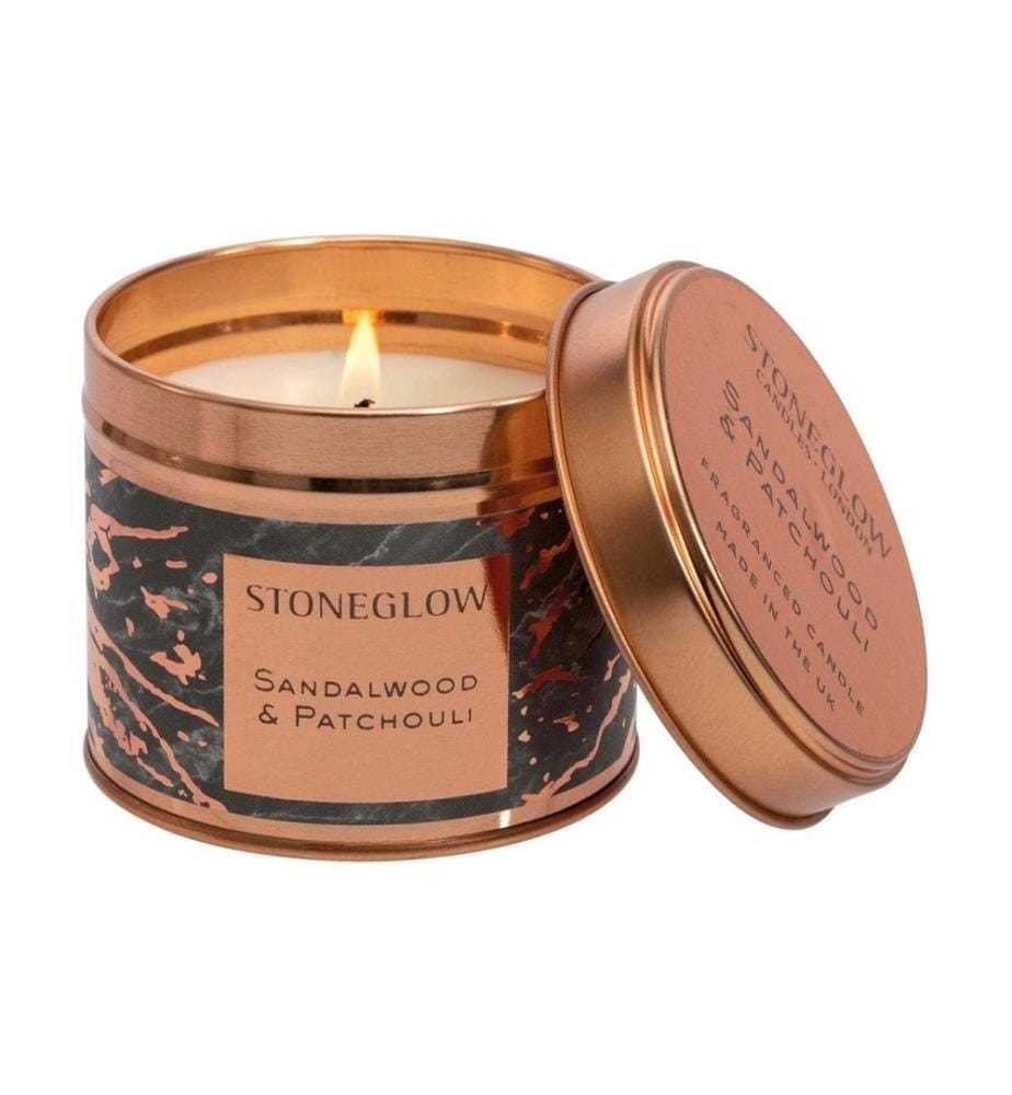Stoneglow - Duftkerze Sandalwood & Patchouli 135 g