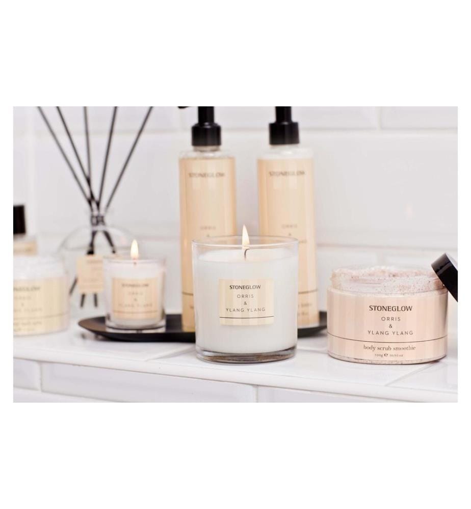 Stoneglow - Bougie parfumée Orris & Ylang Ylang 220 g